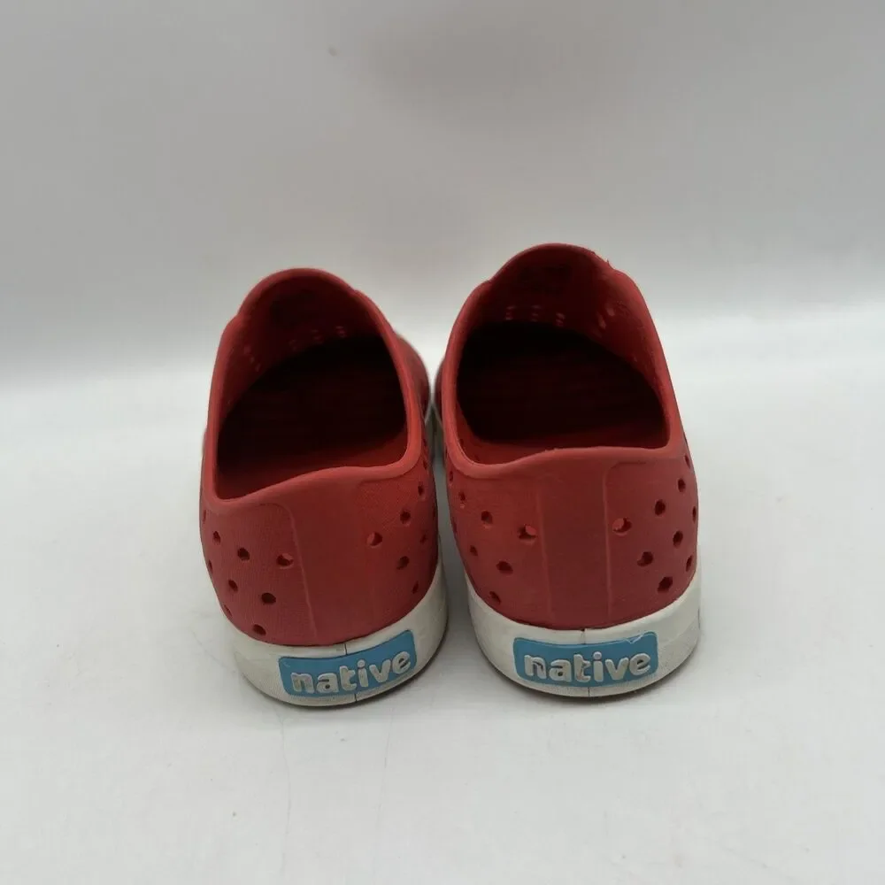 Native Shoes Kids Girls‎ C13 Red Disney Minnie Mouse Slip on Rubber